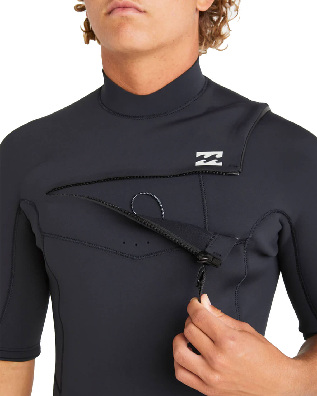 2mm Men's Billabong ABSOLUTE NATURAL GBS Short Sleeve C/Z Full