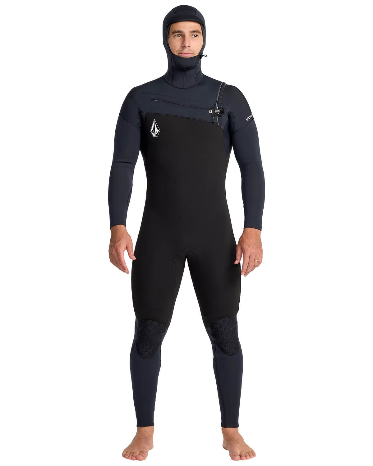 5/4/3mm Men's Volcom MODULATOR Hooded Chest Zip Fullsuit | Wetsuit