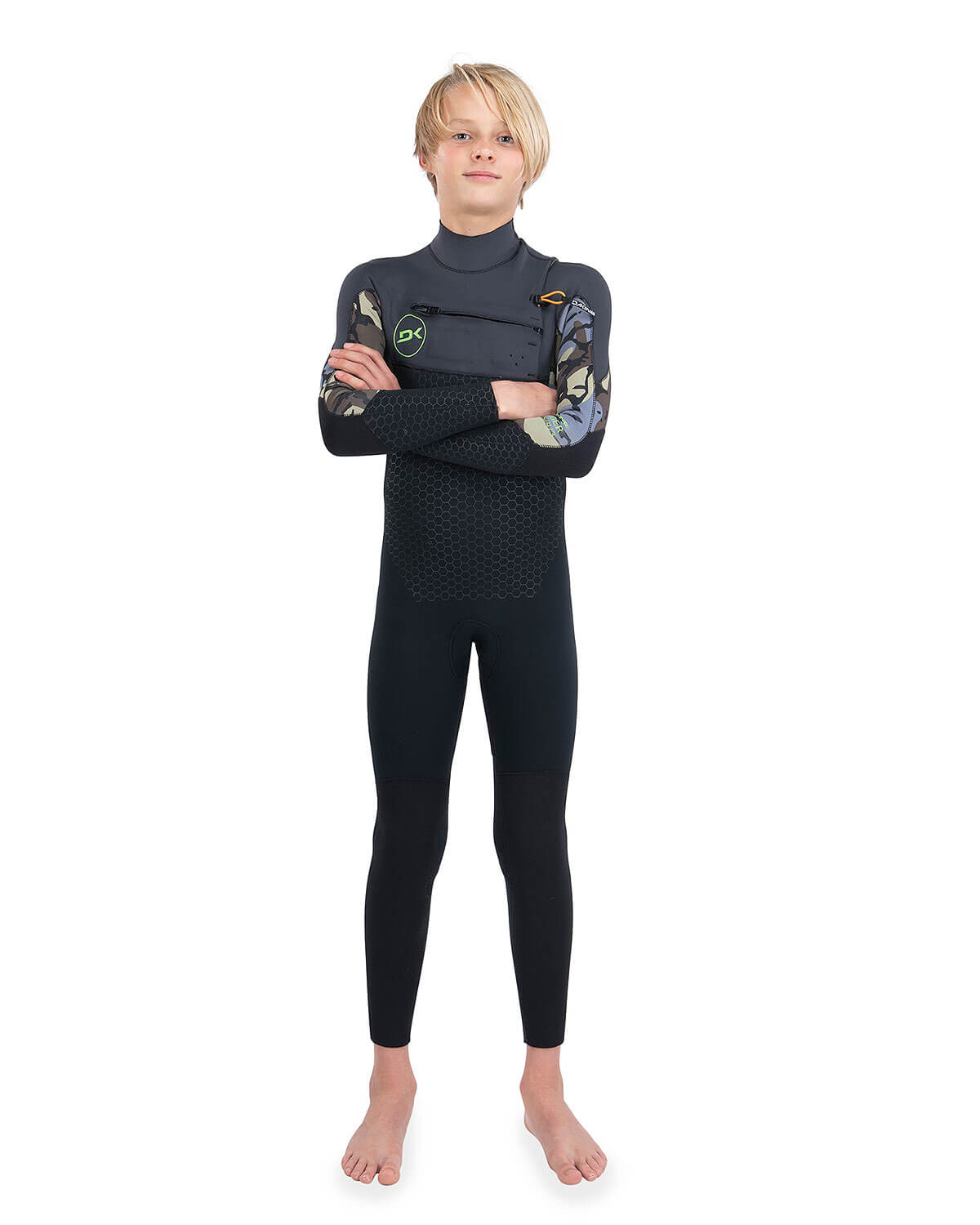 5/4/3mm Kids' & Junior's Dakine RANGER SURF HYBRID C/Z Fullsuit