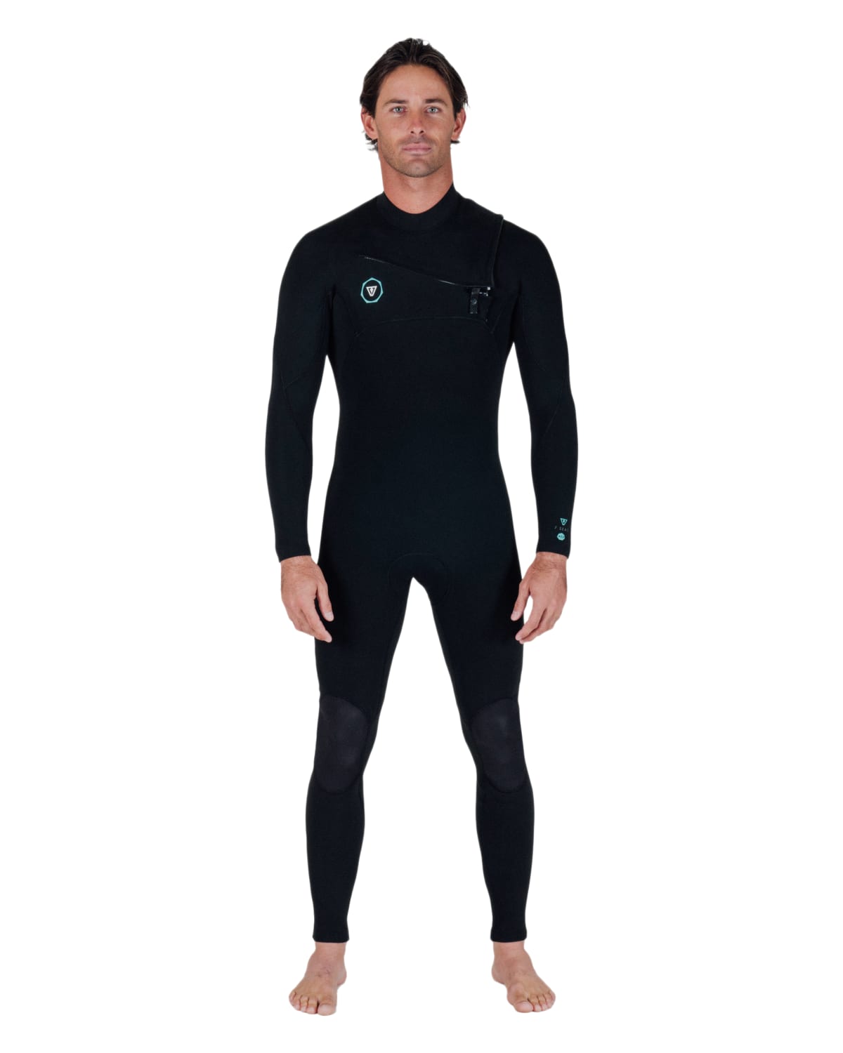3/2mm Men's Vissla 7 SEAS C/Z Fullsuit, Black 4
