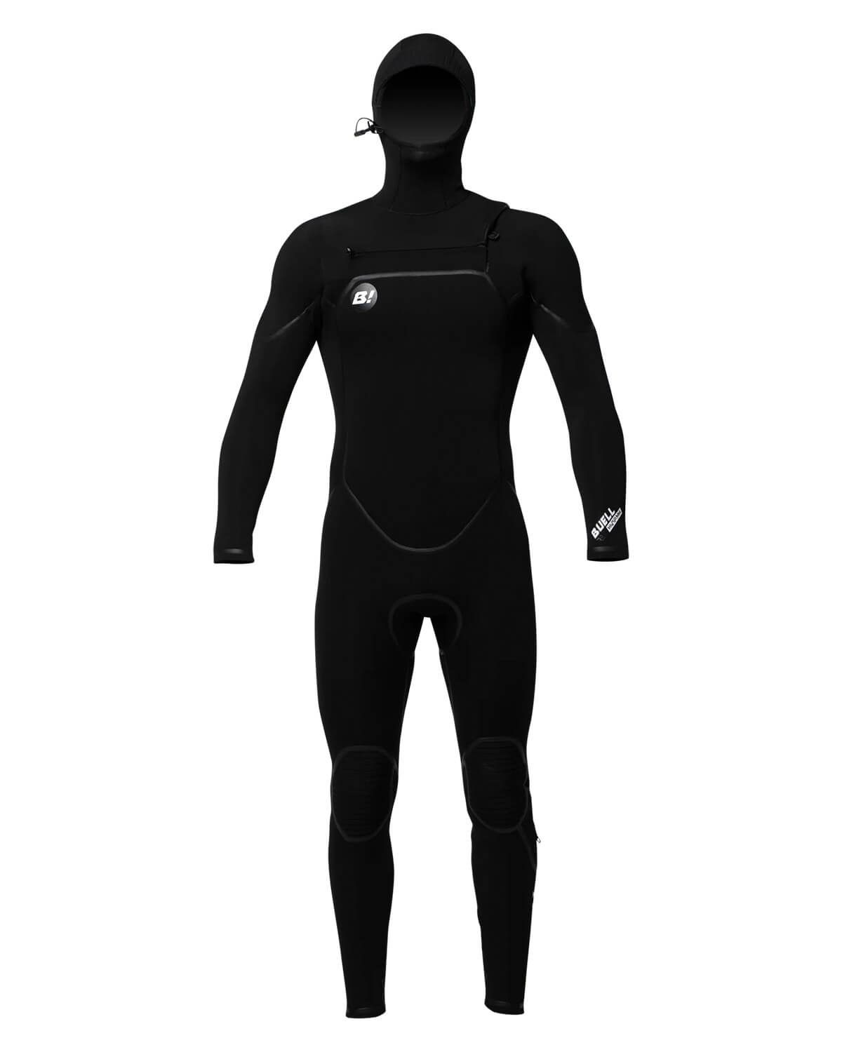 4/3mm Men's Buell RB2 Hooded C/Z Fullsuit