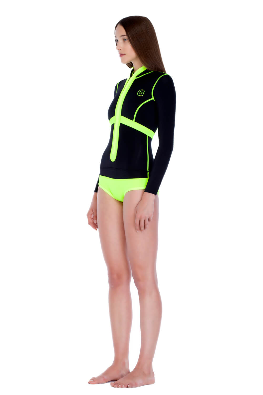 1mm Women's GlideSoul L/S Springsuit - Front Zip