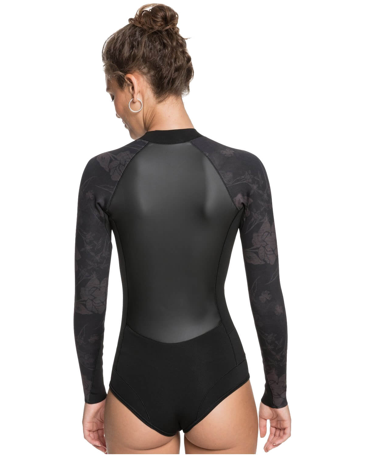 1mm Women's Roxy SATIN L/S Springsuit - Front Zip