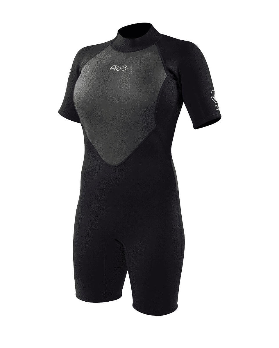 2mm Womens Body Glove Pro 3 Shorty Springsuit