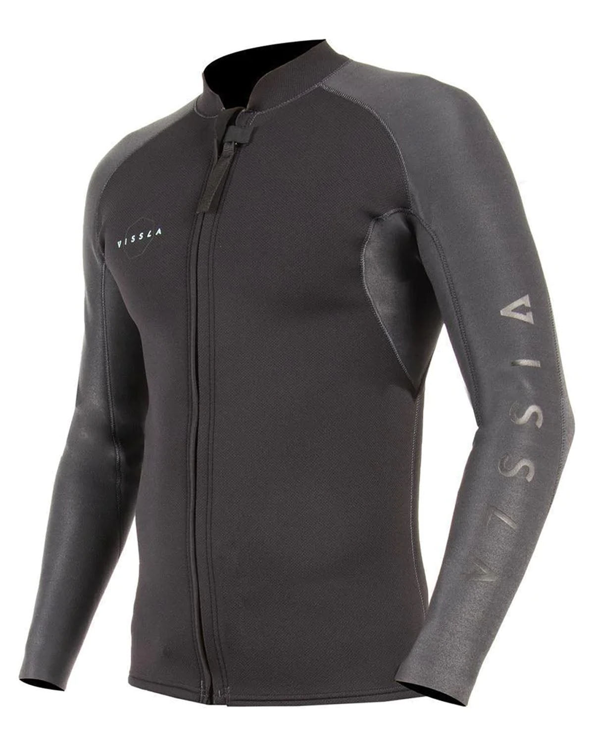 2mm Men's Vissla HIGH SEAS L/S Front Zip Wetsuit Jacket