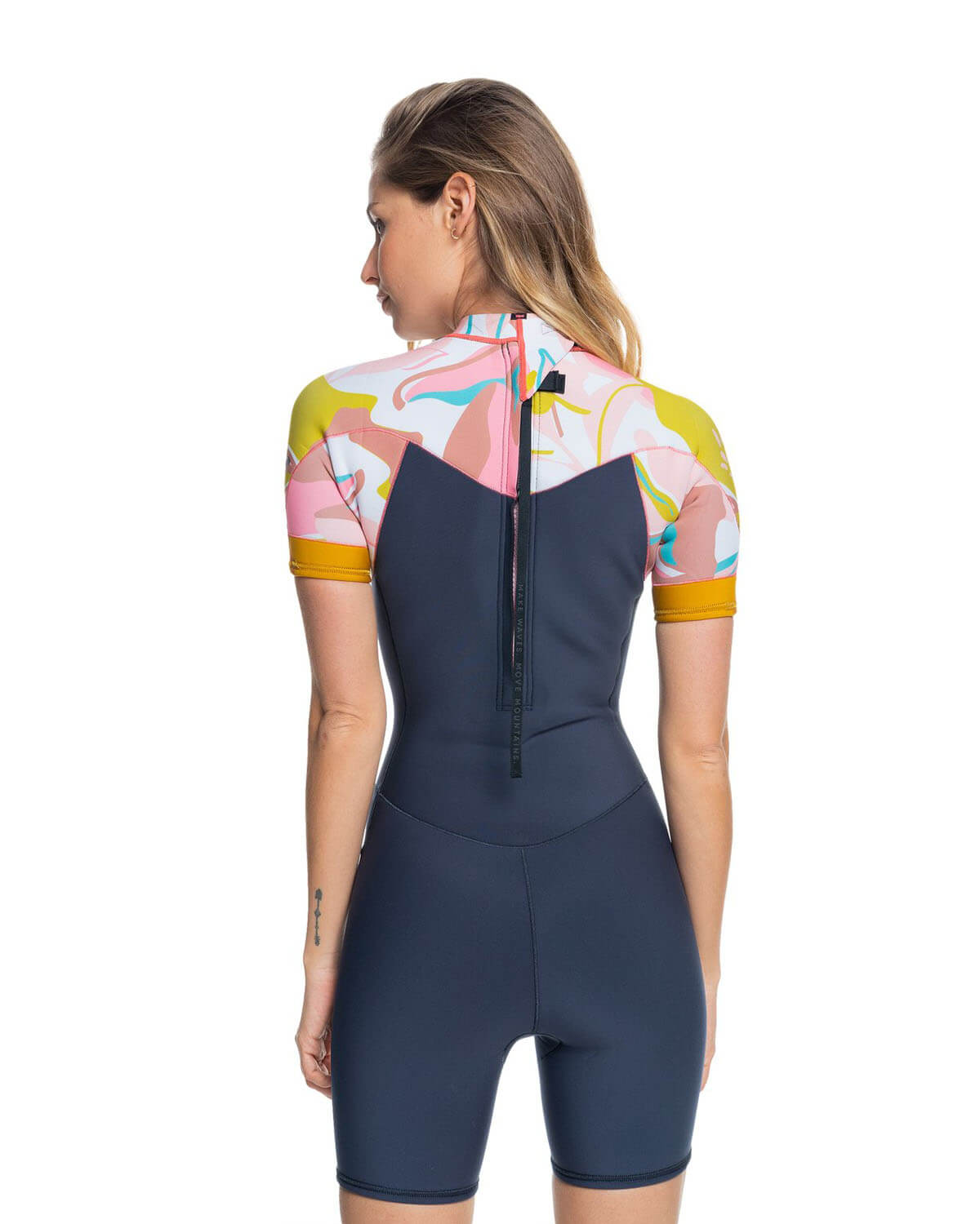 2mm Women's Roxy SYNCRO Short Sleeve Springsuit