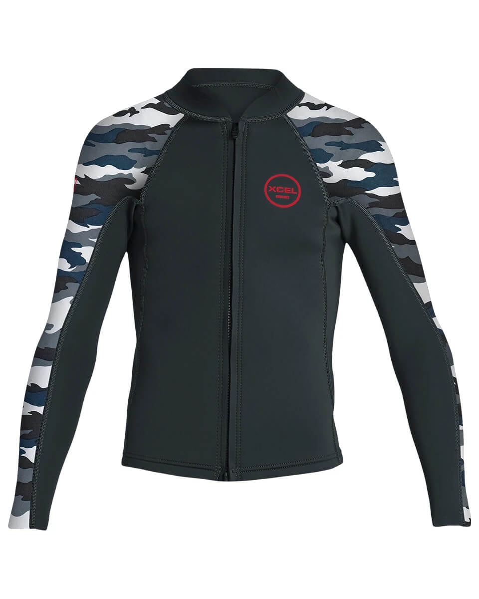 2/1mm Kid's & Juniors' XCEL AXIS Front Zip Jacket