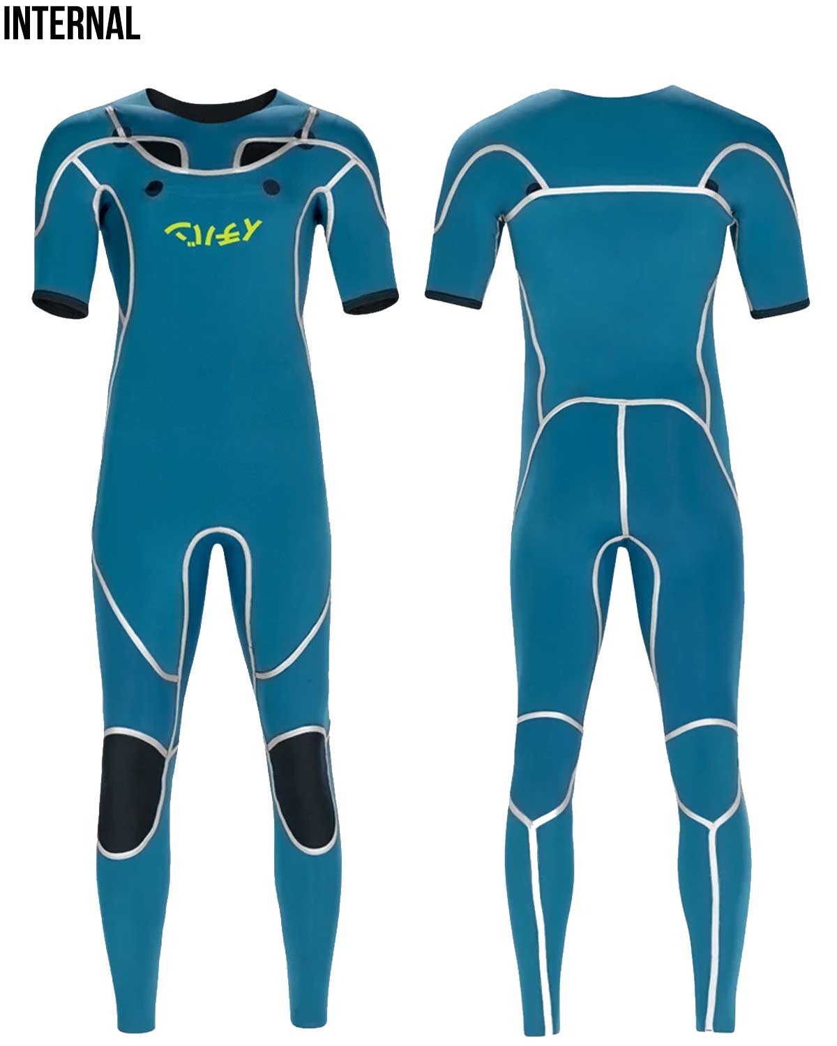 2mm Men's Matuse DANTE Short Sleeve C/Z Fullsuit