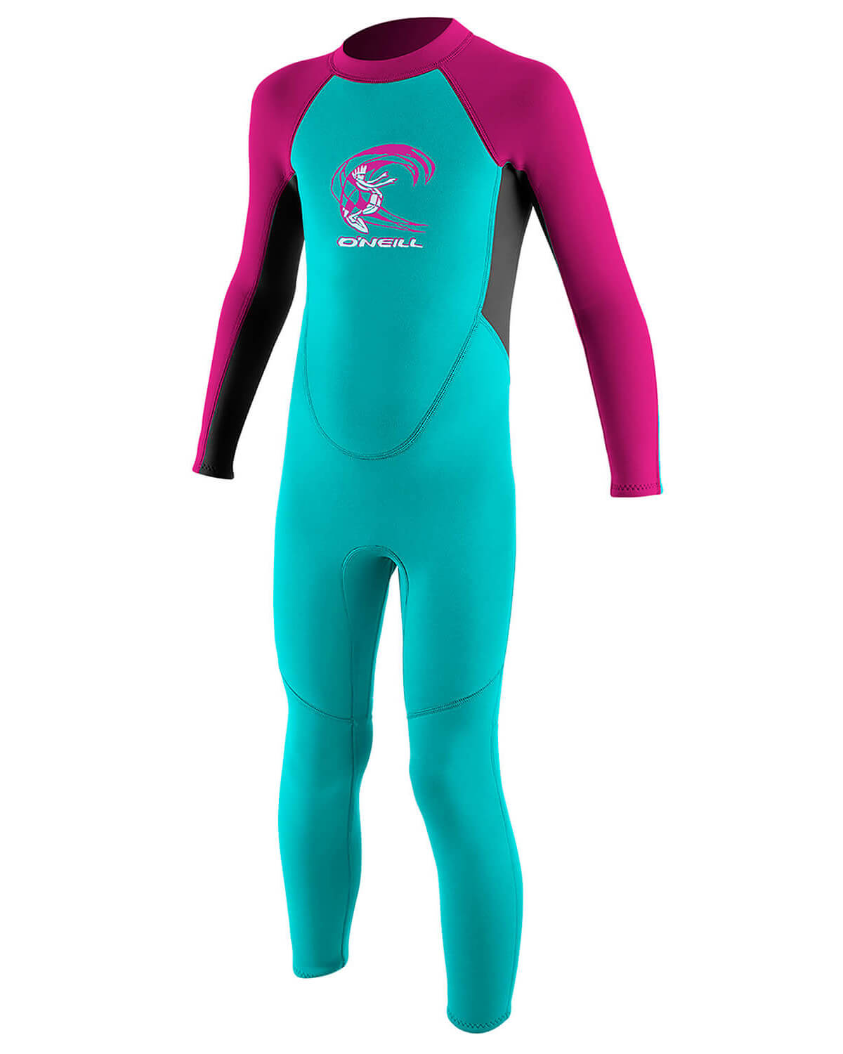 2mm Toddler's & Kid's O'Neill REACTOR 2 Full Wetsuit - Girls