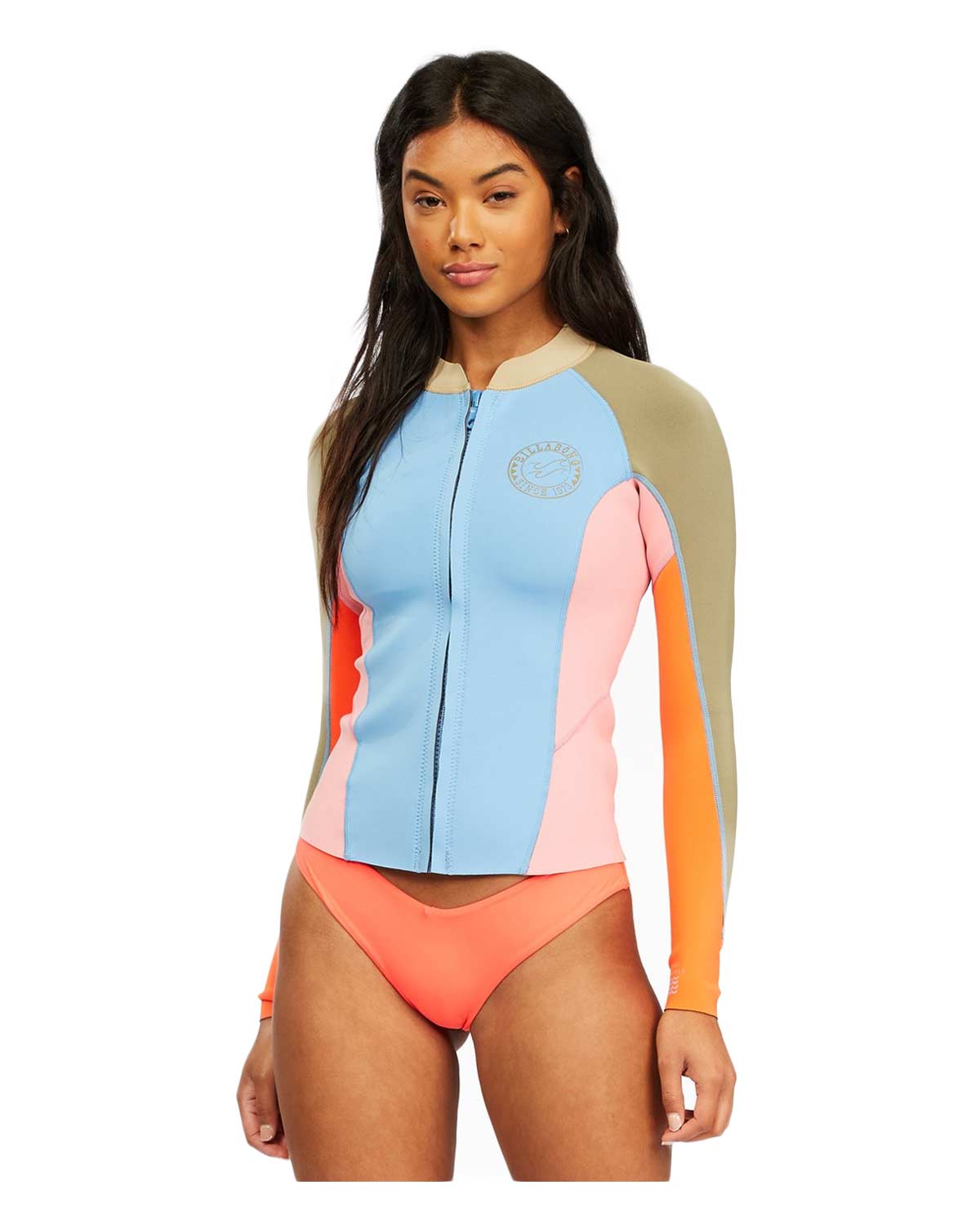 2mm Women's Billabong PEEKY F/Z Wetsuit Jacket