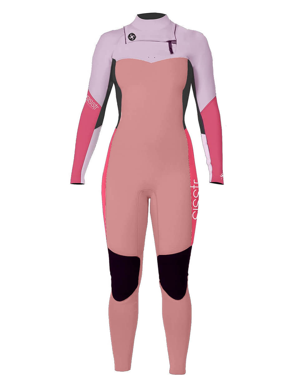 3/2mm Girl's Sisstrevolution 7 SEAS Chest Zip Fullsuit