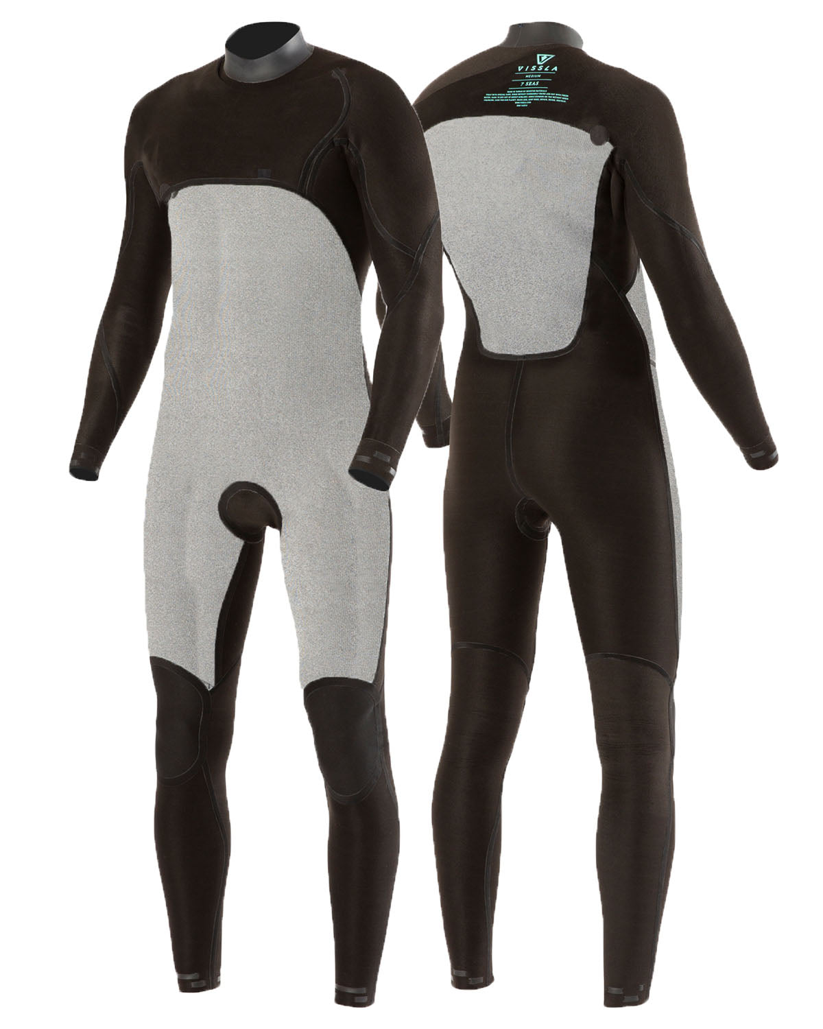 3/2mm Men's Vissla 7 SEAS COMP C/Z Fullsuit