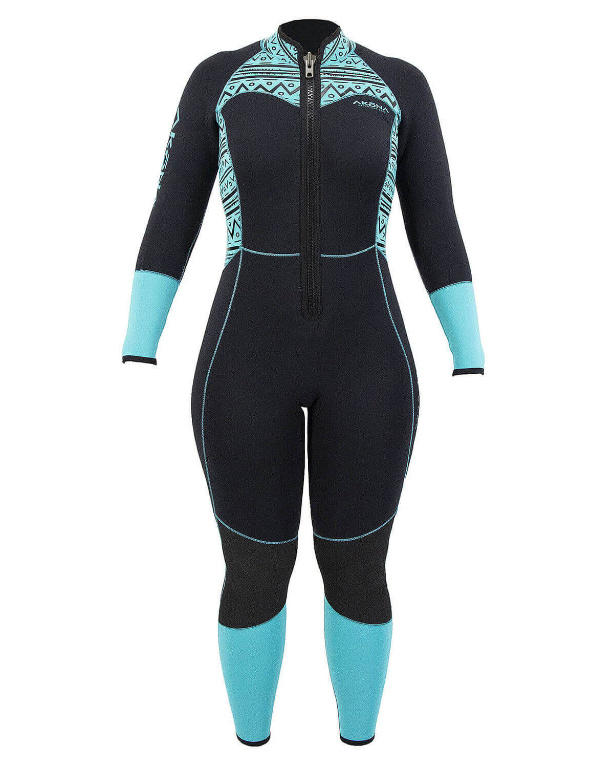 3mm Women's AKONA Quantum Stretch Front Zip Fullsuit