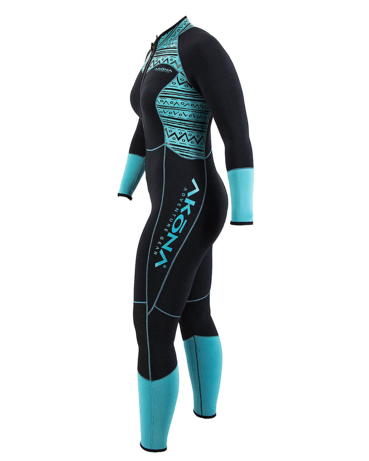 3mm Women's AKONA Quantum Stretch Front Zip Fullsuit