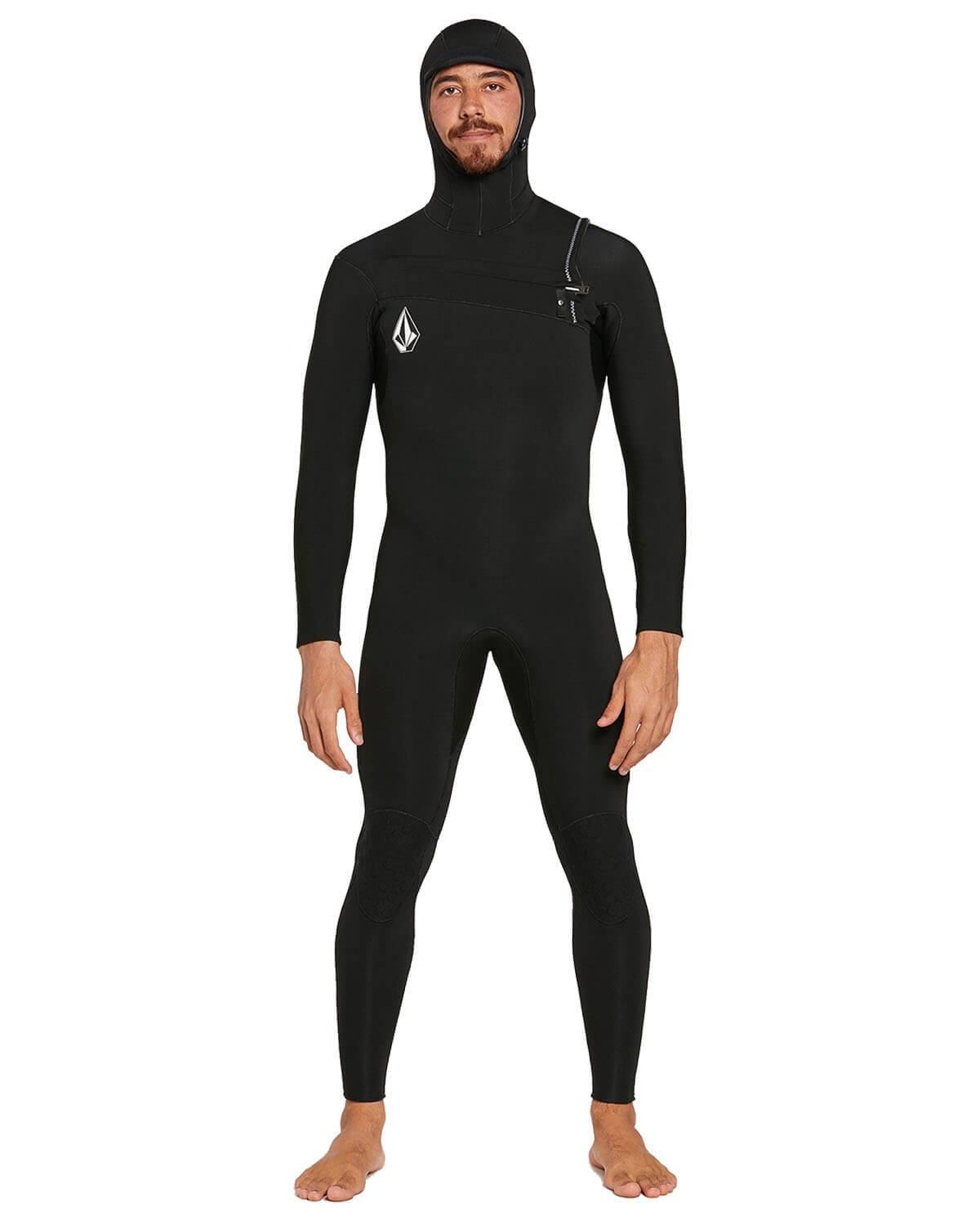 4/3mm Men's Volcom MODULATOR Hooded Chest Zip Fullsuit
