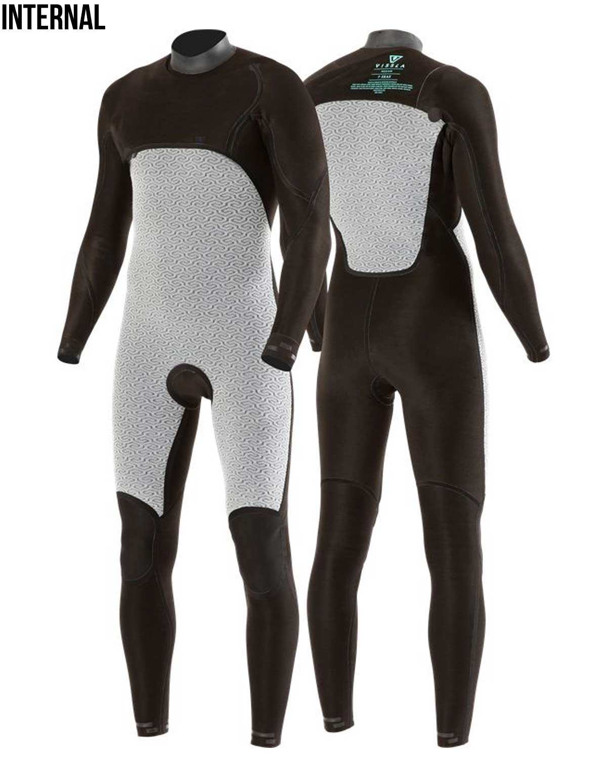 4/3mm Men's Vissla 7 SEAS GADOO C/Z Fullsuit