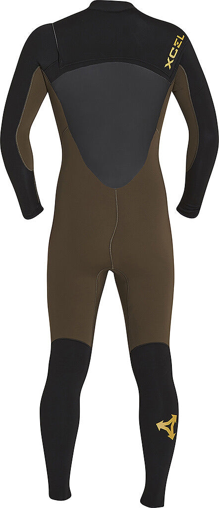 4/3mm Men's XCEL DRYLOCK C/Z Fullsuit - 2017