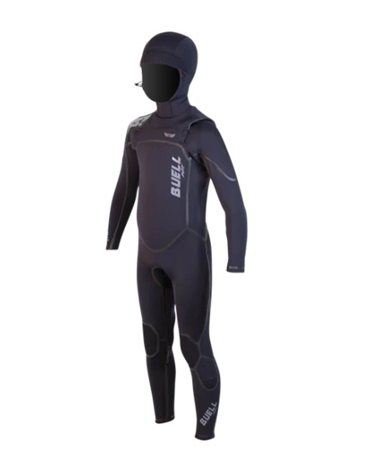 5/4mm Juniors' Buell RB2 Hooded Fullsuit