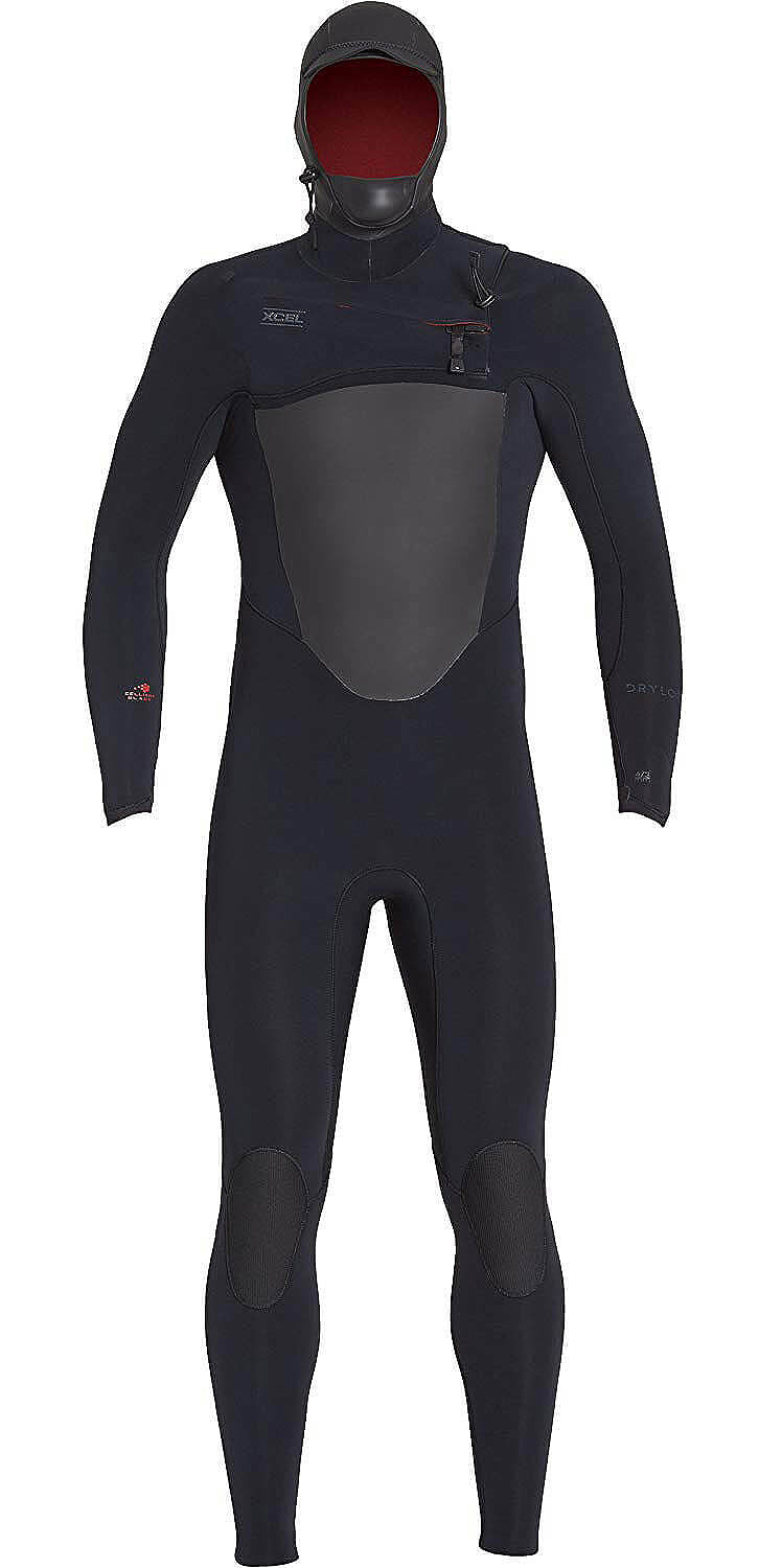 6/5/4mm Men's XCEL DRYLOCK Hooded Fullsuit