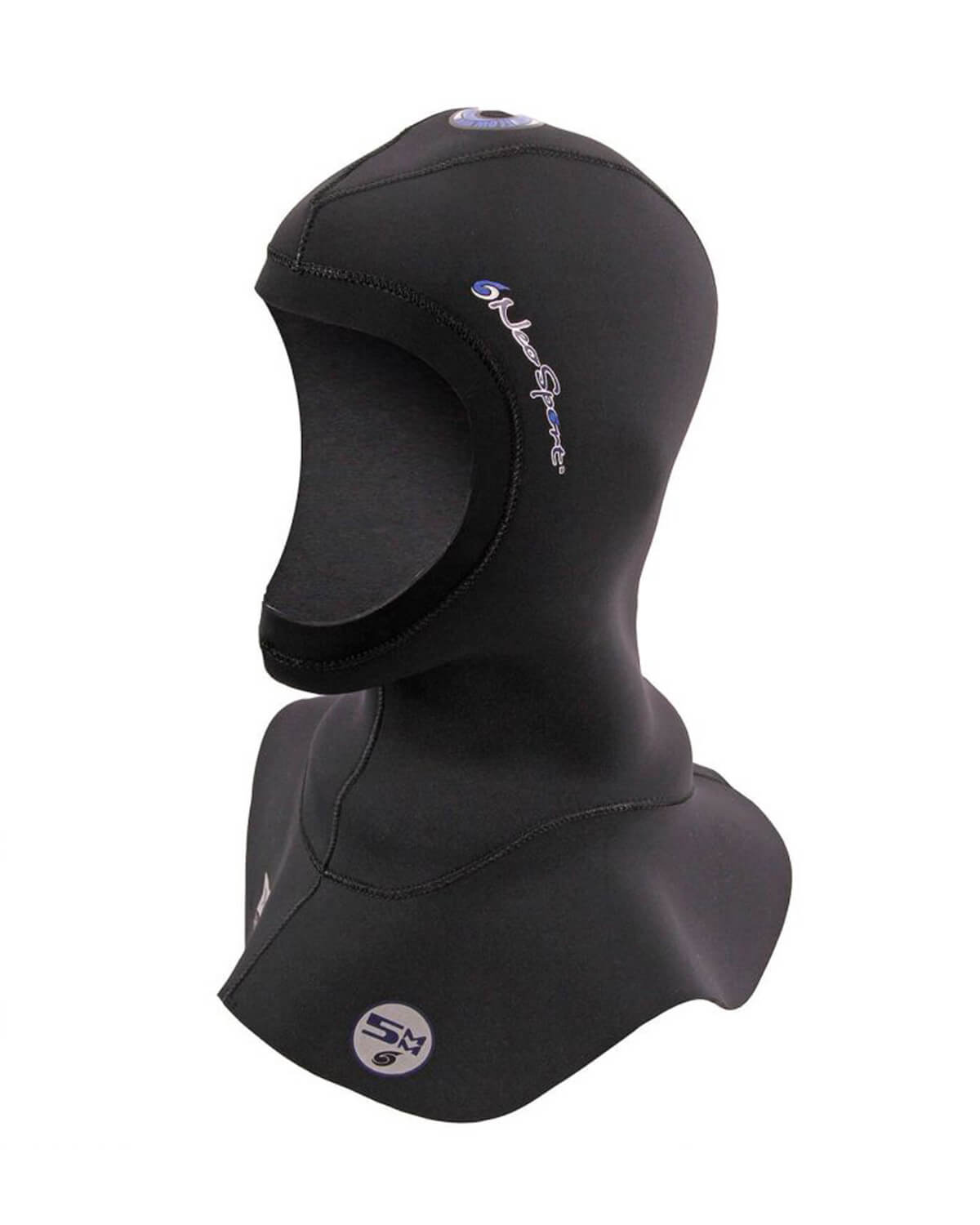 3/2mm NeoSport XSPAN Vented & Bibbed SCUBA Hood