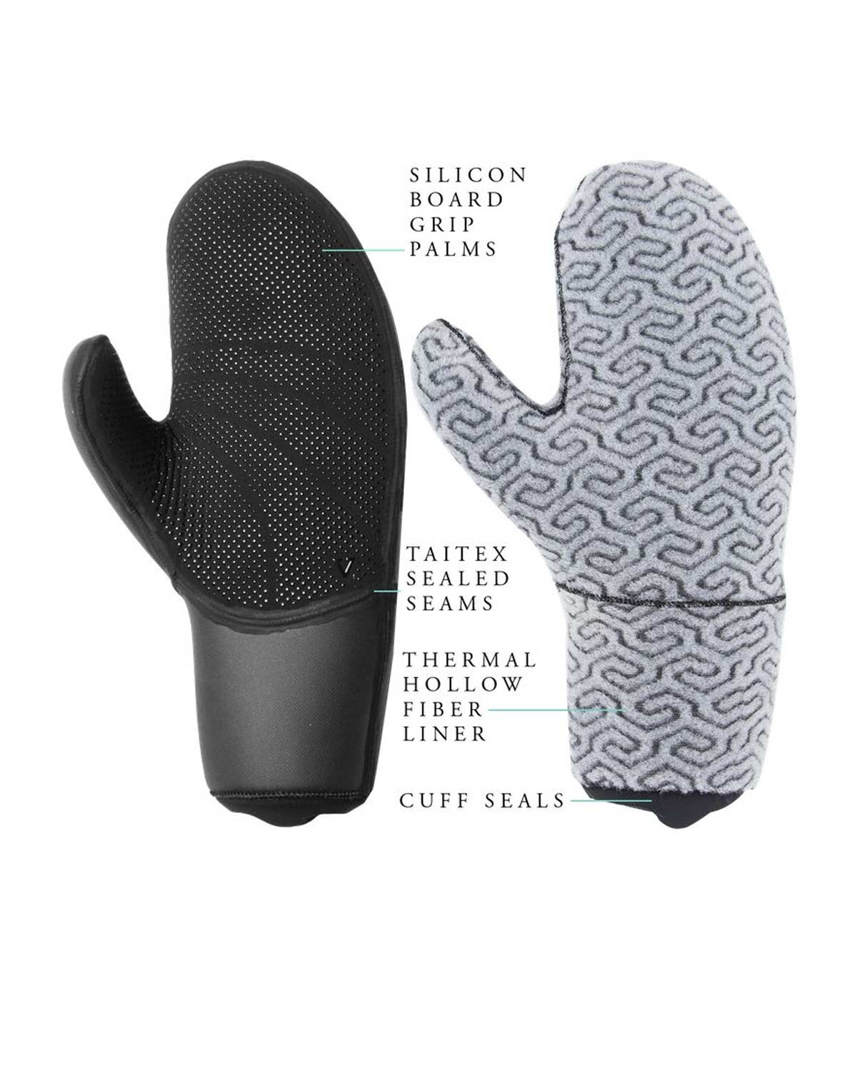 7mm Vissla 7 SEAS Mittens