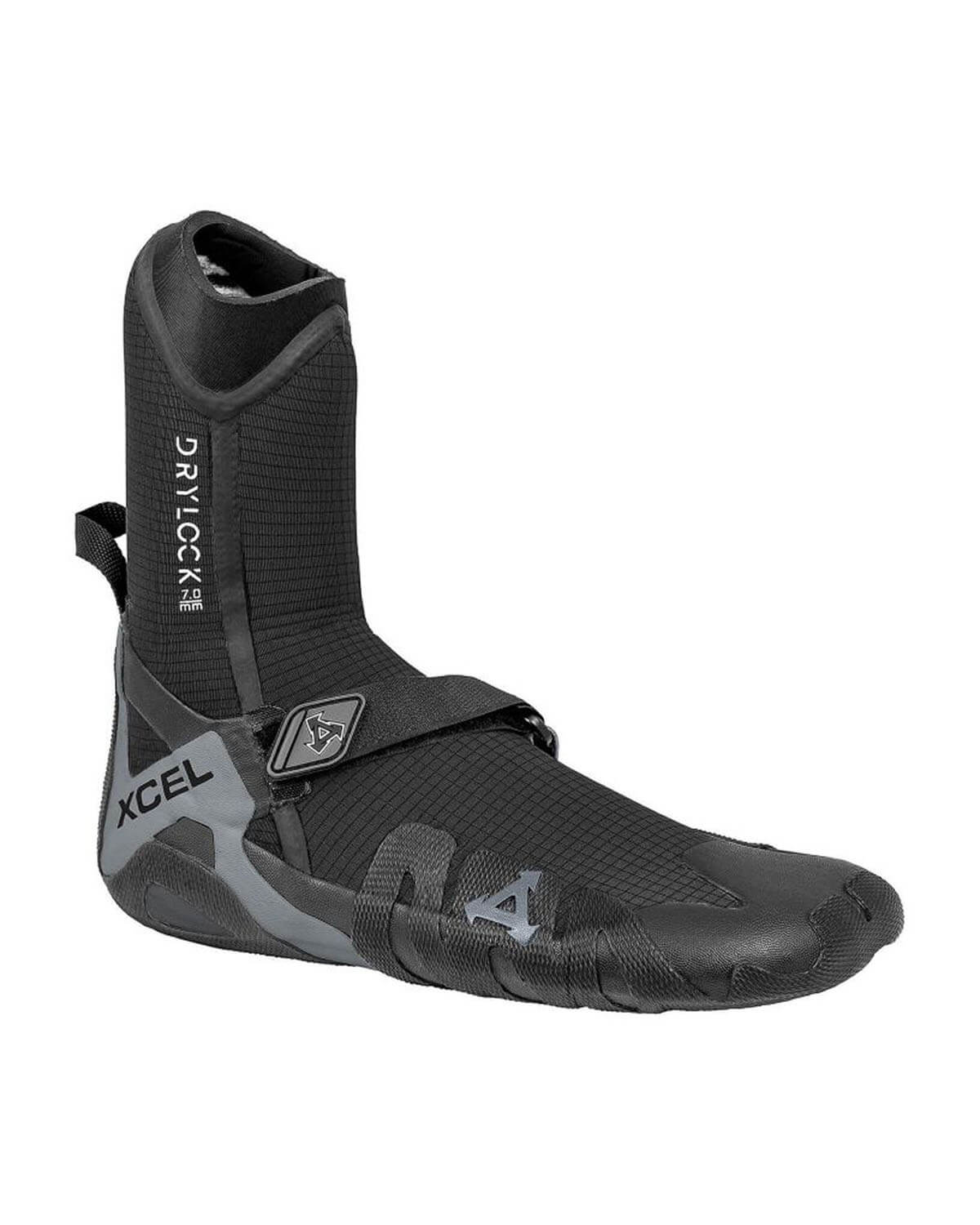 7mm XCEL DRYLOCK Celliant Black Round Toe Boots