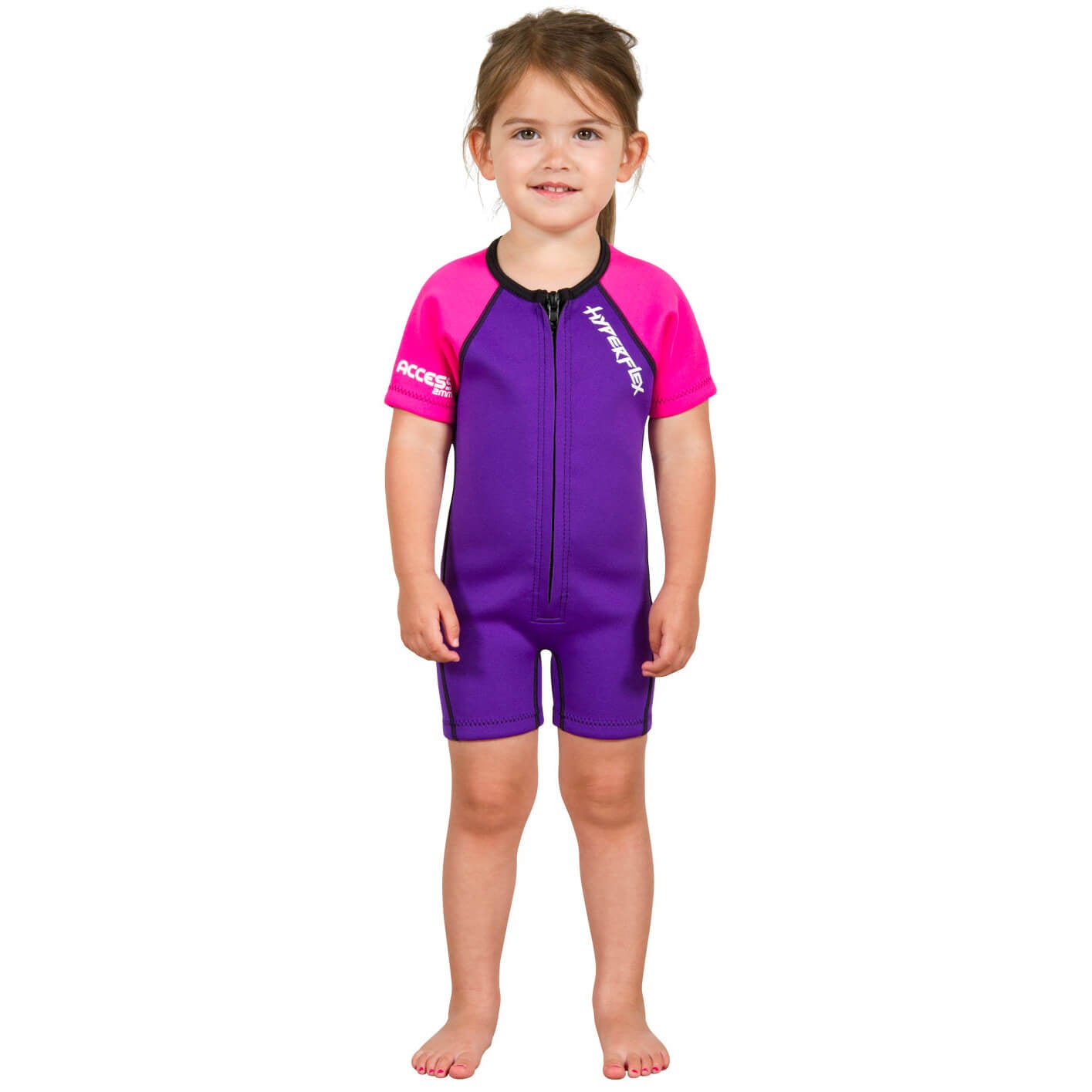 2mm Toddler's HyperFlex ACCESS Front Zip Shorty Springsuit