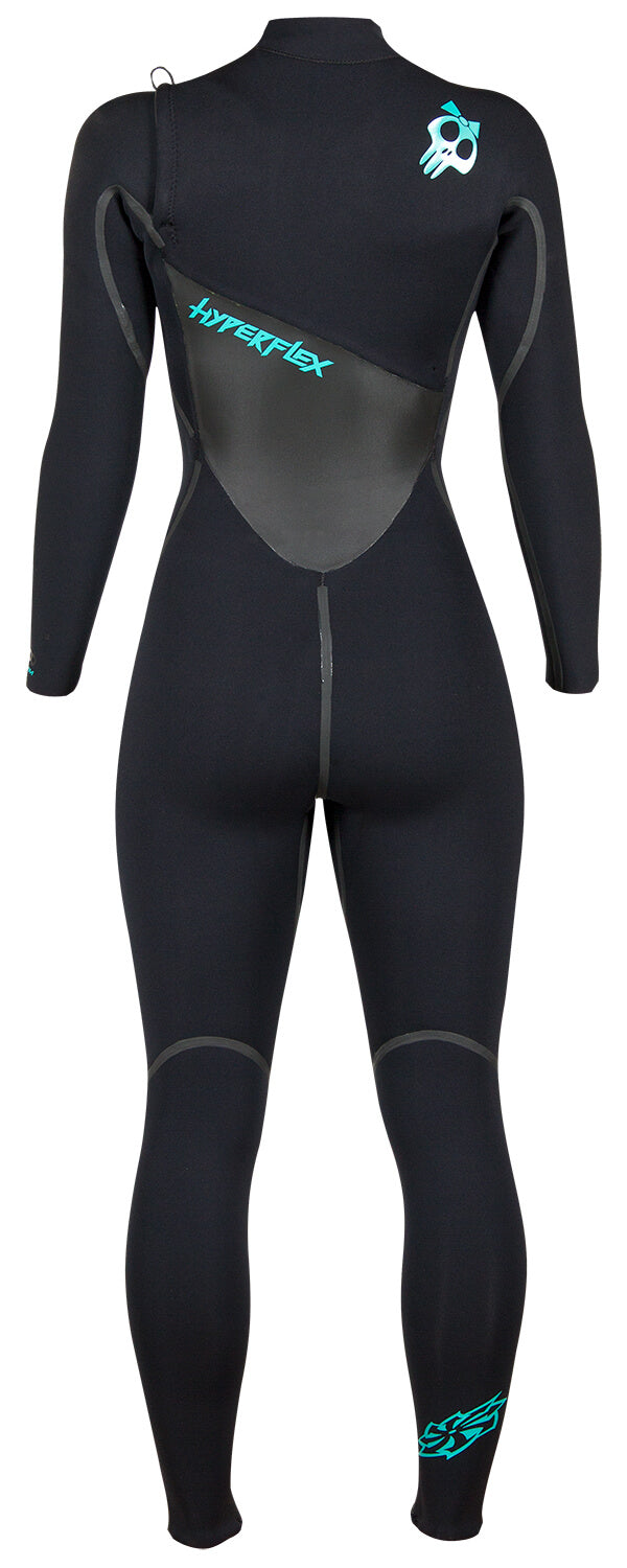 4mm Women's HyperFlex VOODOO Chest Zip Fullsuit