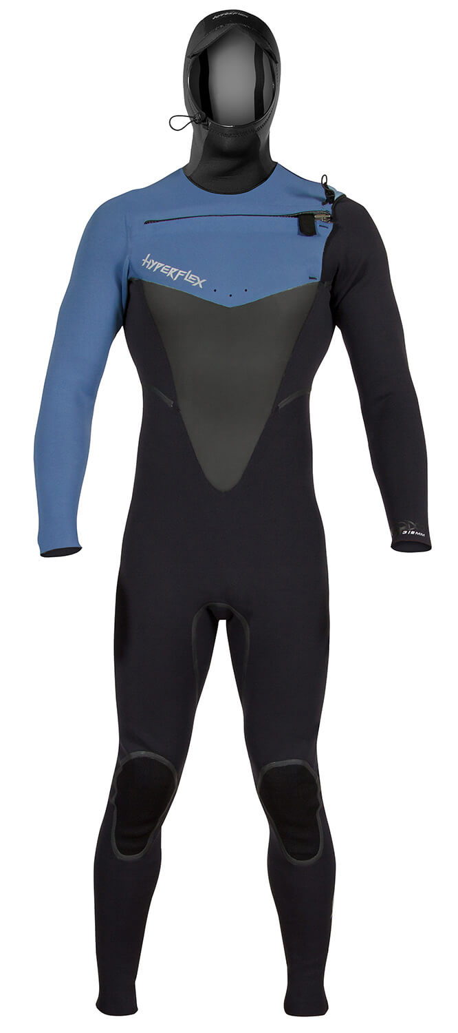 5/4/3mm Men's HyperFlex VOODOO Chest Zip Fullsuit – Wetsuit Wearhouse
