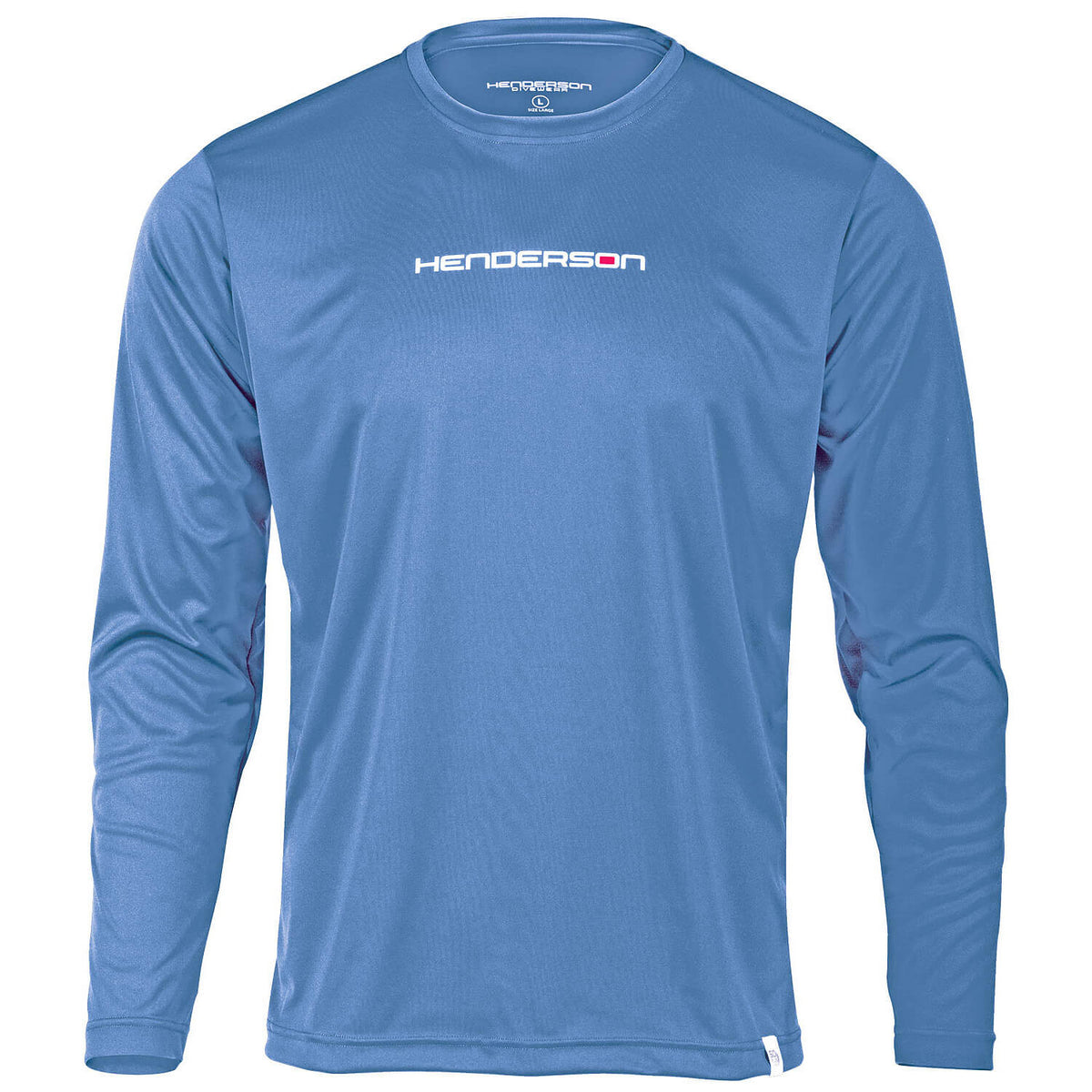 Men's Henderson Loose Fit L/S Rashguard, Blue, front view