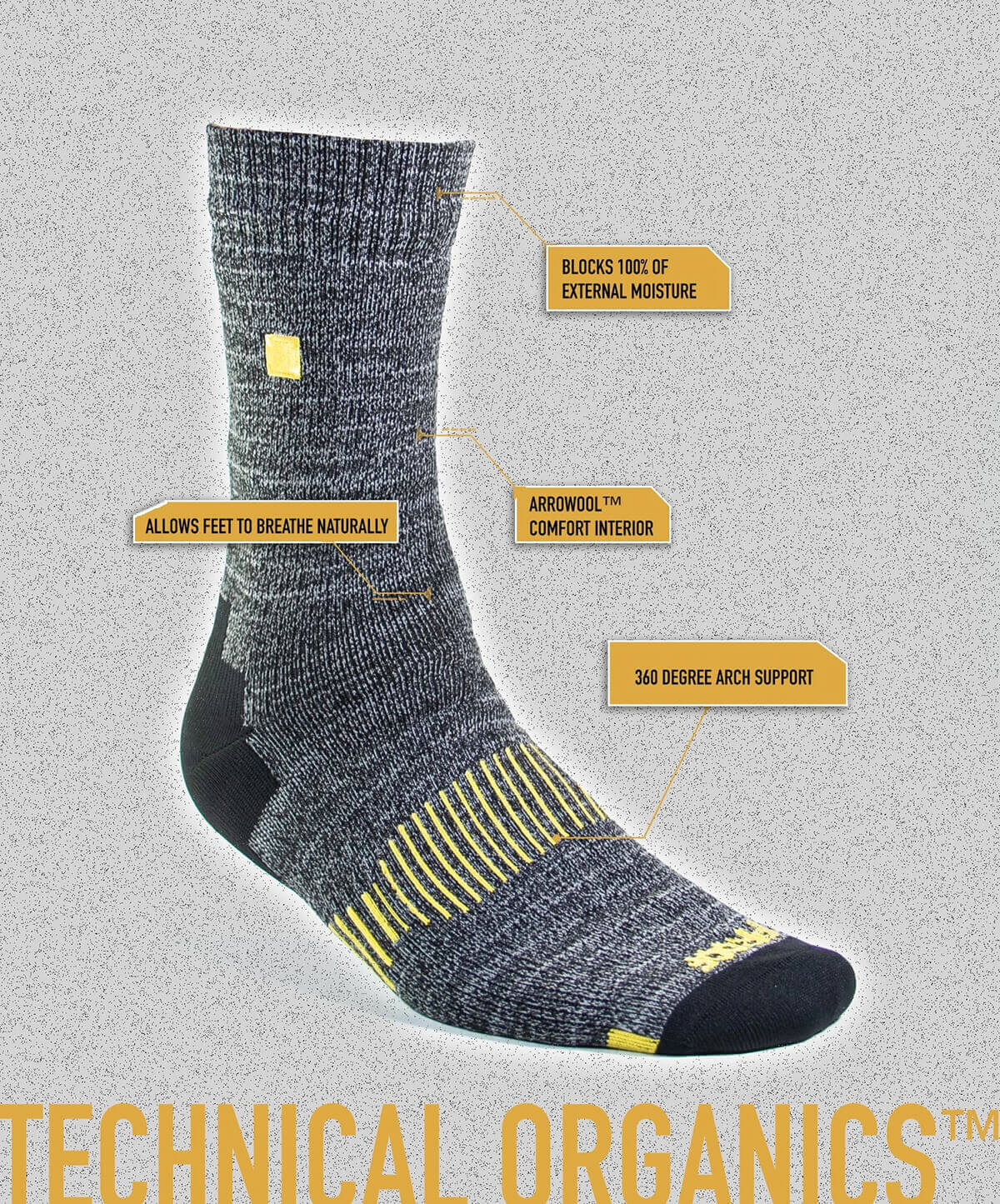 WORN Waterproof Hybrid Sock