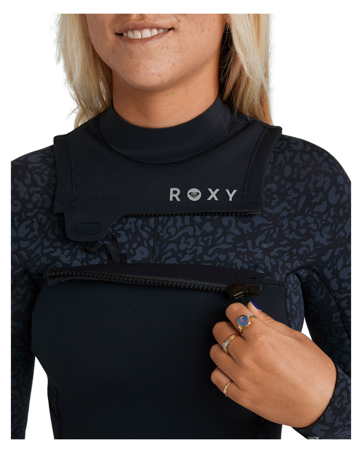4/3mm Women's Roxy SWELL NATURAL Chest Zip Wetsuit