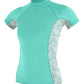 Women's O'Neill Side Print S/S Rashguard