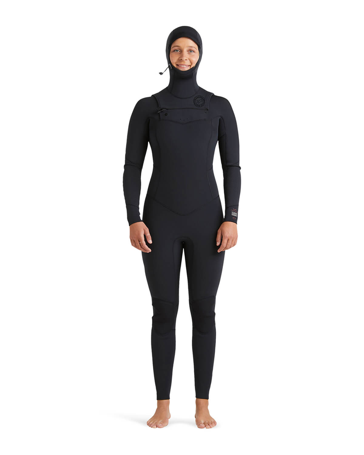4/3mm Women's Billabong SALTY DAYZ Natural Upcycler CZ Hooded Fullsuit