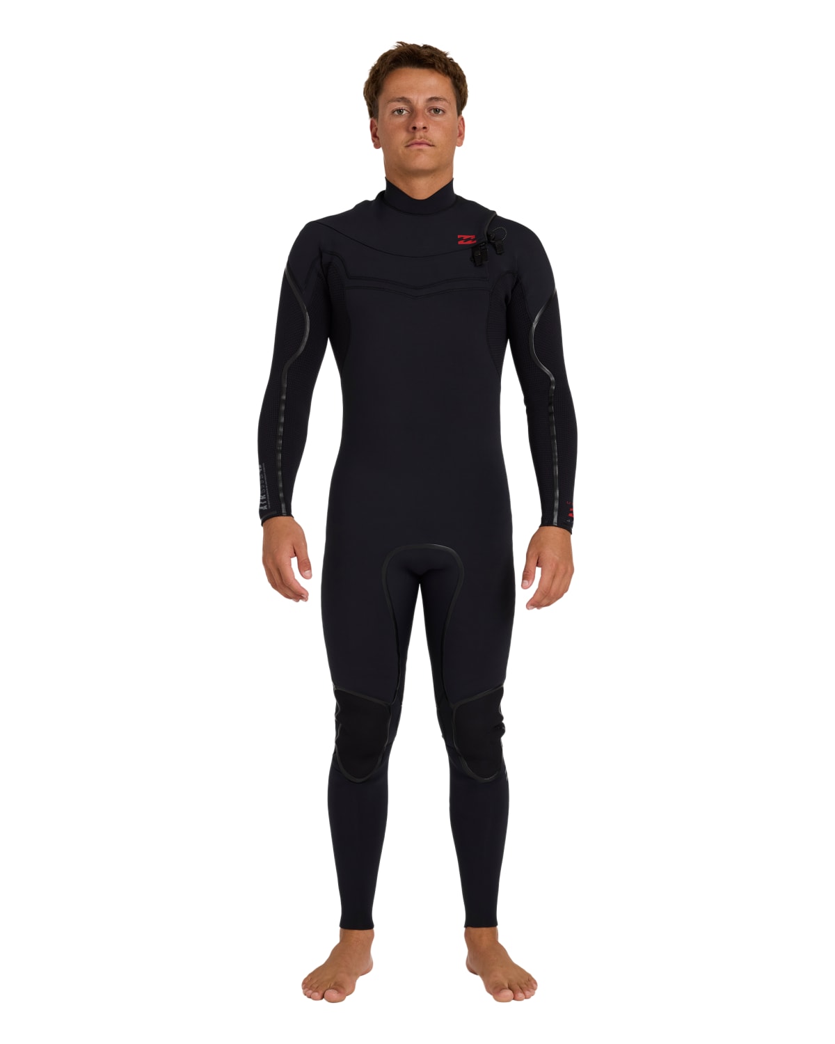
4/3mm Men's Billabong ABSOLUTE Ultra Fullsuit - Chest Zip, Black