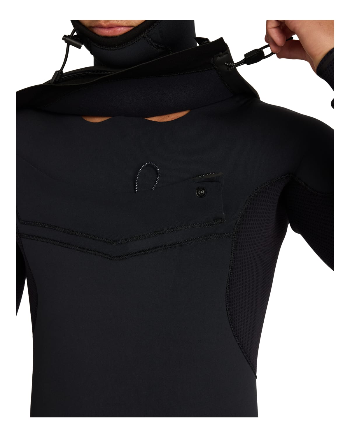 
5/4mm Men's Billabong ABSOLUTE Ultra Chest-Zip Hooded Fullsuit, image 5 of 6