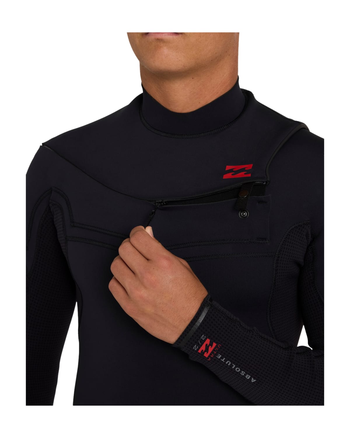 2mm Men's Billabong ABSOLUTE COMP GBS L/S Springsuit Chest Zip
