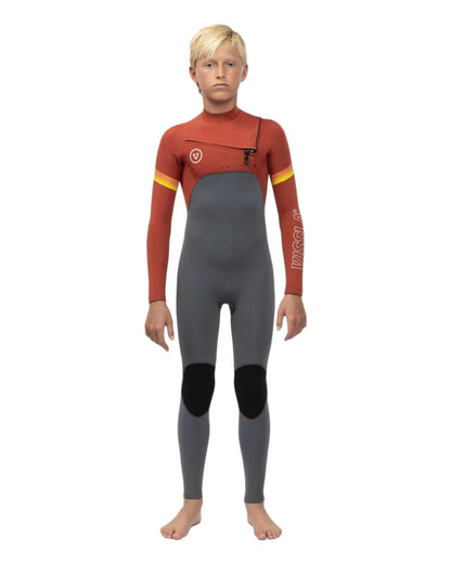 
4/3mm Boy's Vissla RADITUDE C/Z Fullsuit, Orange