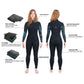 5/4/3mm Women's Dakine QUANTUM C/Z Fullsuit