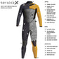 4/3mm Men's XCEL DRYLOCK X Chest Zip Fullsuit