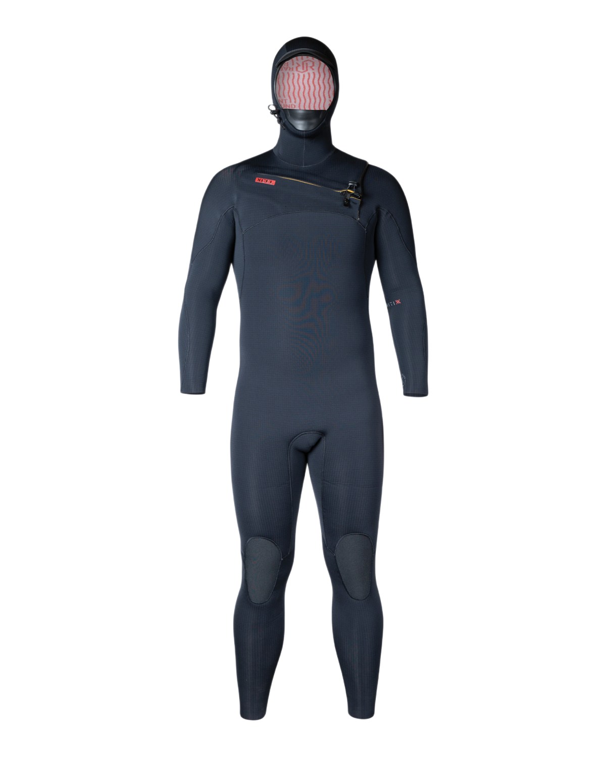 
5/4mm Men's XCEL INFINITI Hooded Fullsuit, Black 2
