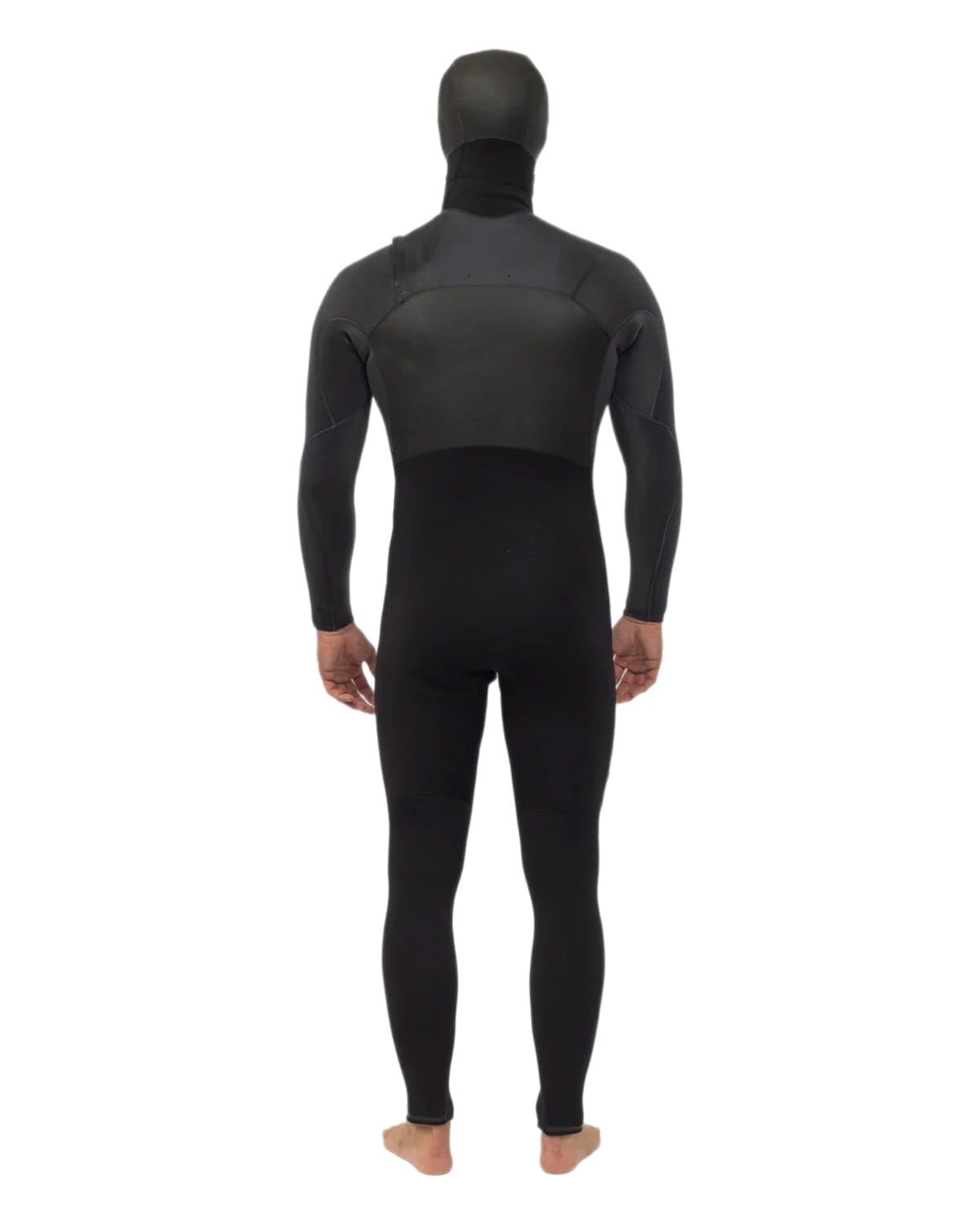 
5/4mm Men's Vissla HIGH SEAS Hooded Fullsuit, back view