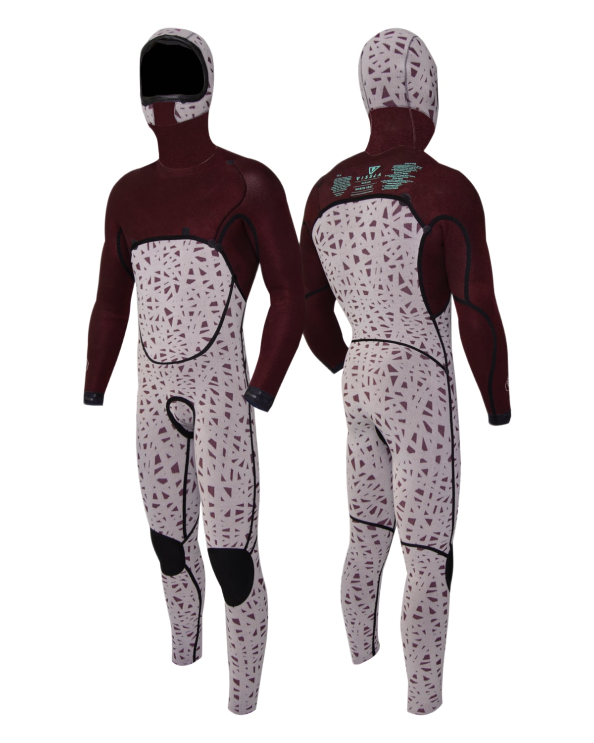 
5.5/4.5mm Men's Vissla NORTH SEAS Hooded Fullsuit, image 2 of 4