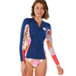 1.5mm Women's Rip Curl DAWN PATROL Front Zip Wetsuit Jacket