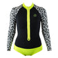 1mm Women's GlideSoul Print L/S Springsuit - Front Zip