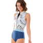 1mm Women's Rip Curl G-BOMB Sleeveless Front Zip Springsuit