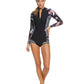 1mm Women's Roxy POPSURF Cheeky L/S Springsuit