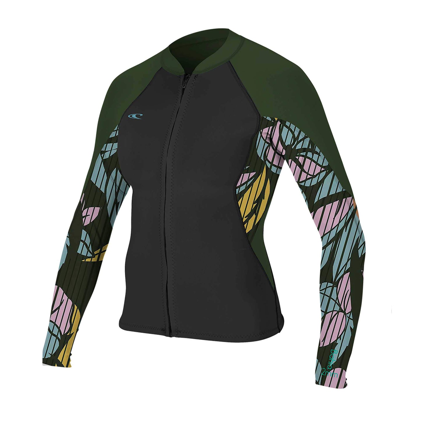 1mm Women's O'Neill BAHIA Front-Zip Wetsuit Jacket