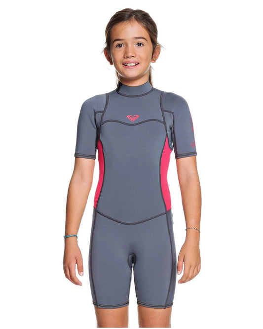 2mm Kid's & Junior's Roxy SYNCRO B/Z Shorty Springsuit