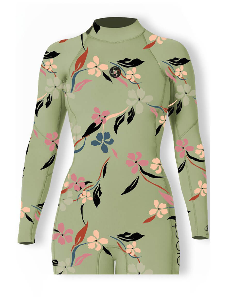 2mm Girl's Sisstrevolution 7 SEAS L/S Springsuit